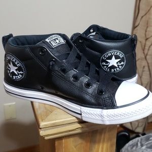 Leather Converse